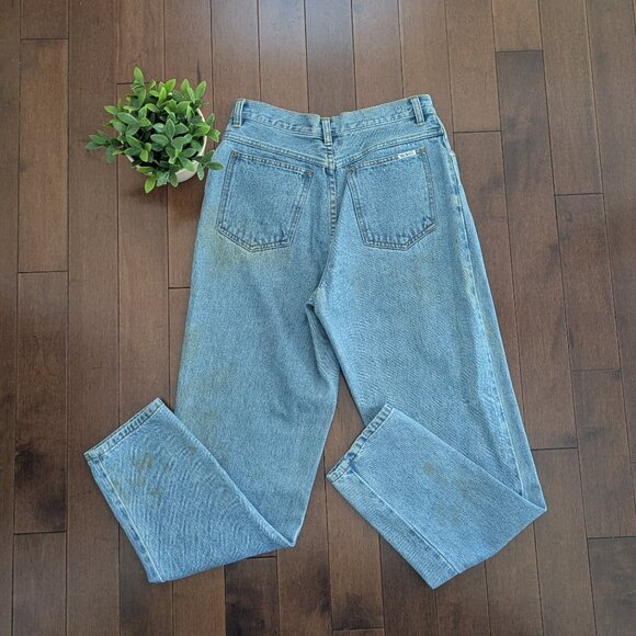 BILL BLASS VINTAGE LIGHT WASH MOM JEANS - Picture 3 of 4